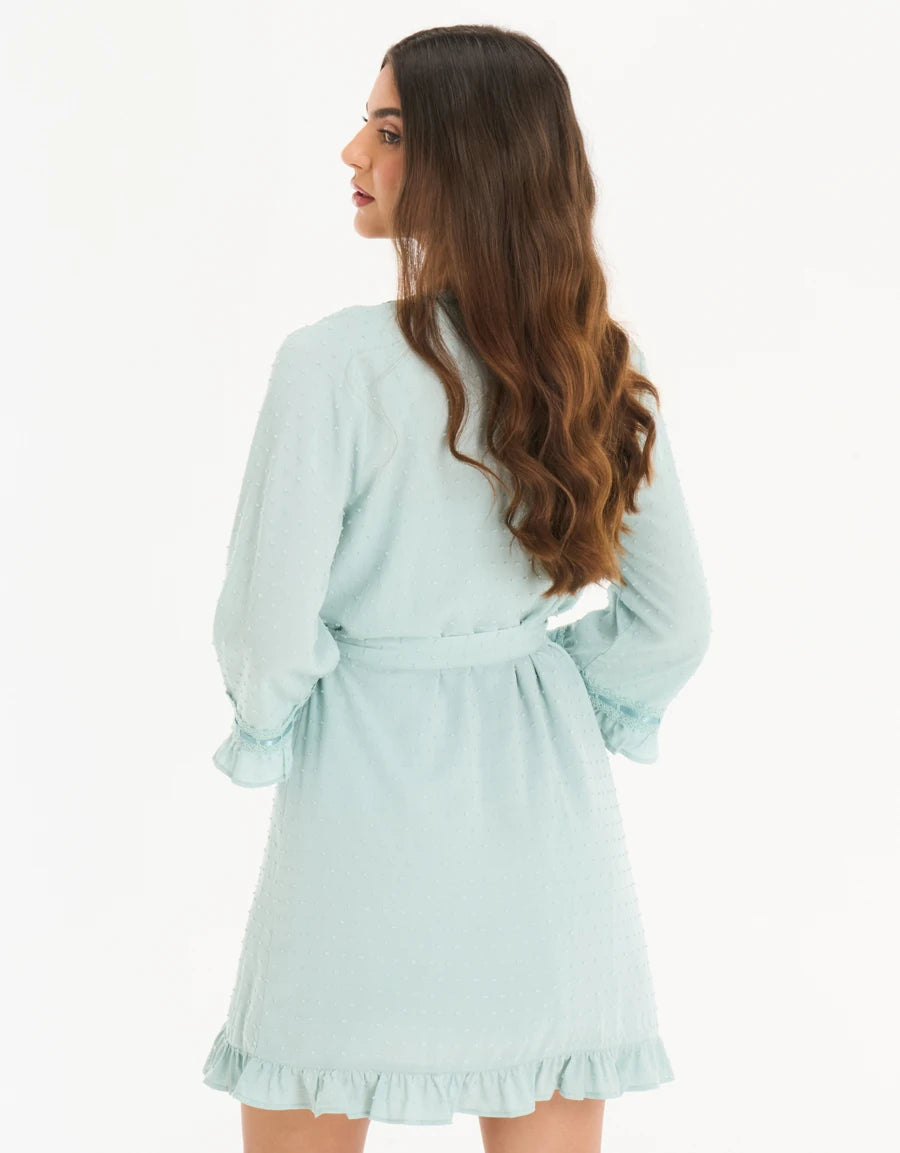 Short Dobby Robe