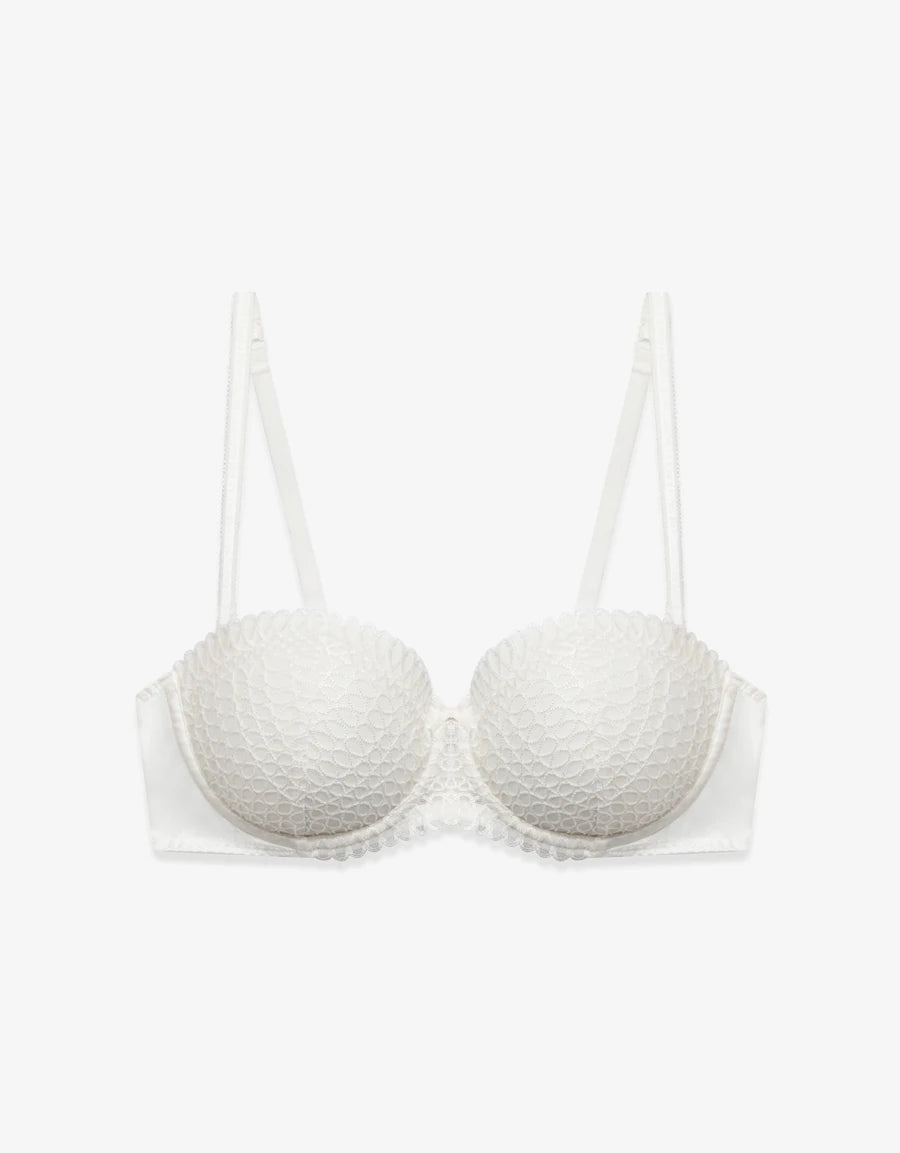 Embroidered Push-Up Multiway Bra