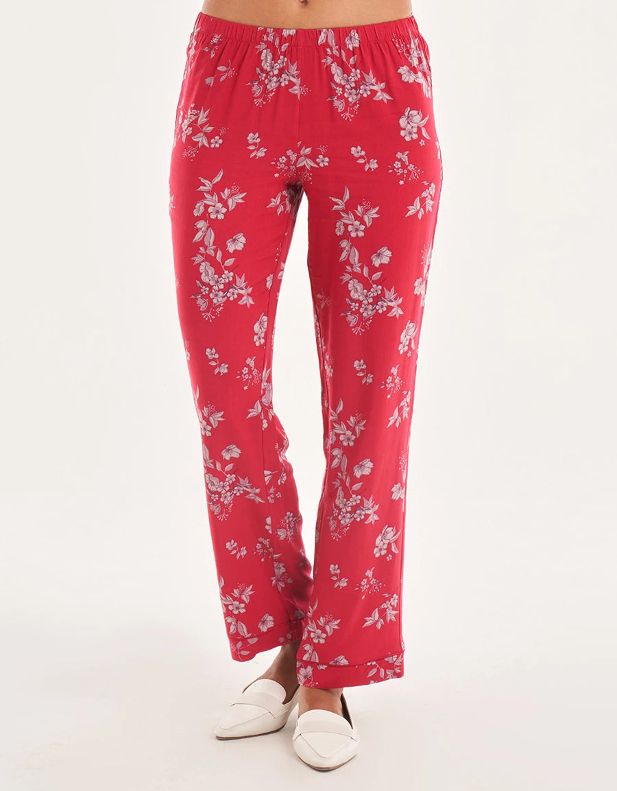 Floral Print Pajama Set