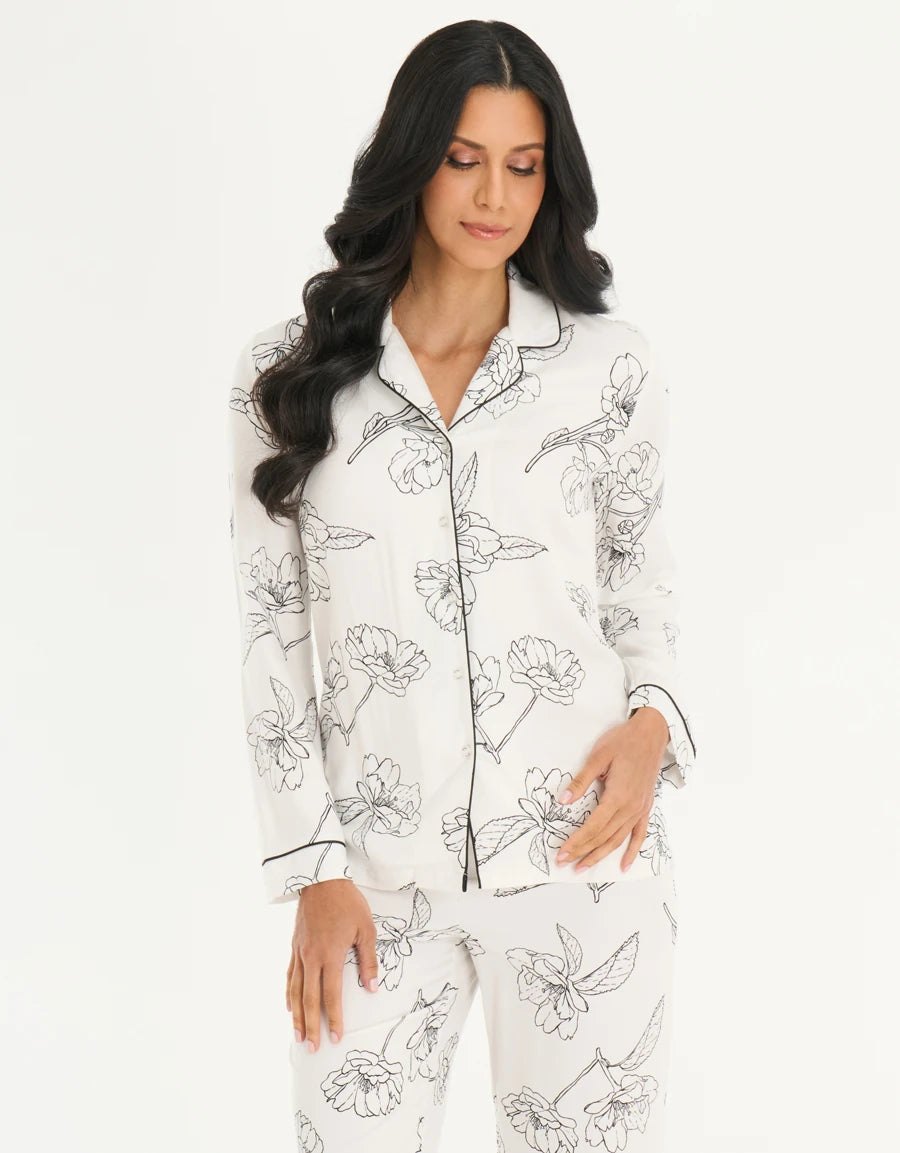 Floral Print Pajama Set